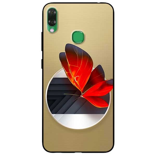 Ốp lưng dành cho Vsmart Joy 1+ mẫu Vòng Tròn Bướm Đỏ