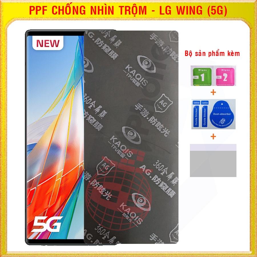 Dán dẻo PPF chống nhìn trộm cho LG Wing (5G)