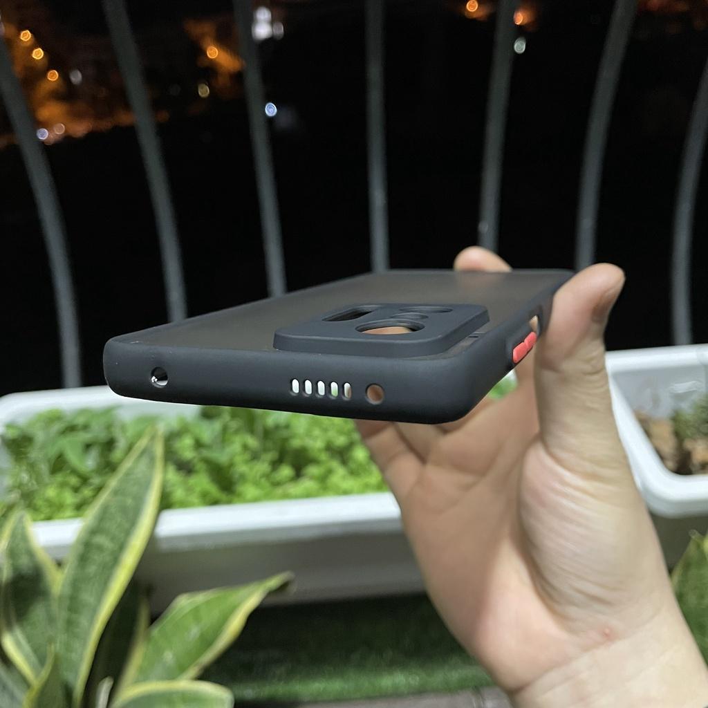 Ốp lưng cứng nhám mờ viền silicon bảo vệ camera dành cho Mi 11T