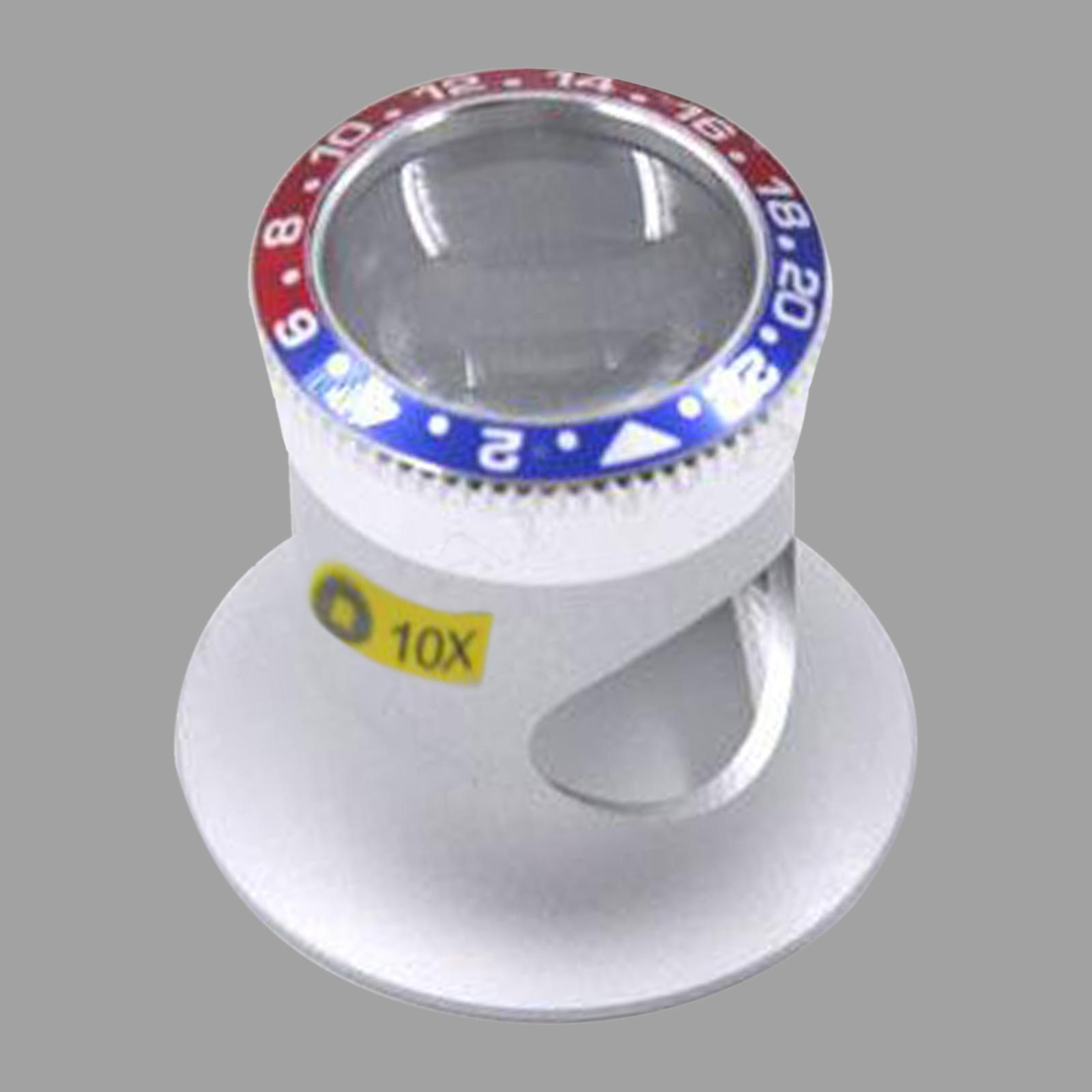 Loupe Eyeglass Magnifiers Watchmakers Repairs Tool - 5X, 10X, 20X Magnification Jeweller’s Watchmaker Eye Loupe Magnifying Glass