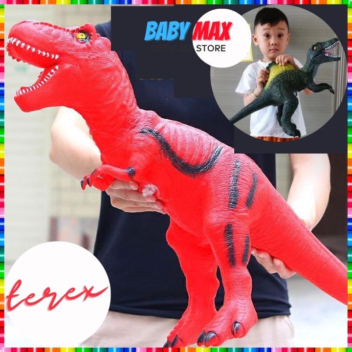 Khủng long đồ chơi mô hình bạo chúa kích thước lớn cưỡi được đồ chơi trẻ em BABY MAX