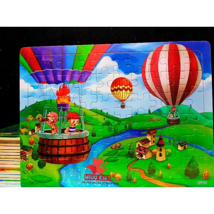 Đồ chơi tranh ghép hình miếng gỗ PUZZLE - Bộ ghép hình - Tranh xếp hình