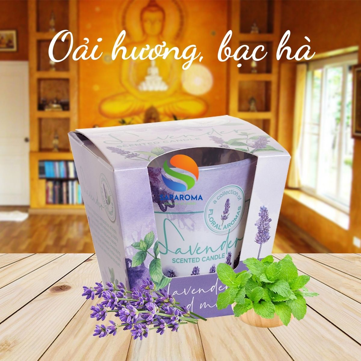 Ly nến thơm tinh dầu Bartek Lavender 115g QT5351 - oải hương, bạc hà, nến trang trí, thơm phòng, thư giãn, hỗ trợ khử mùi (giao mẫu ngẫu nhiên)