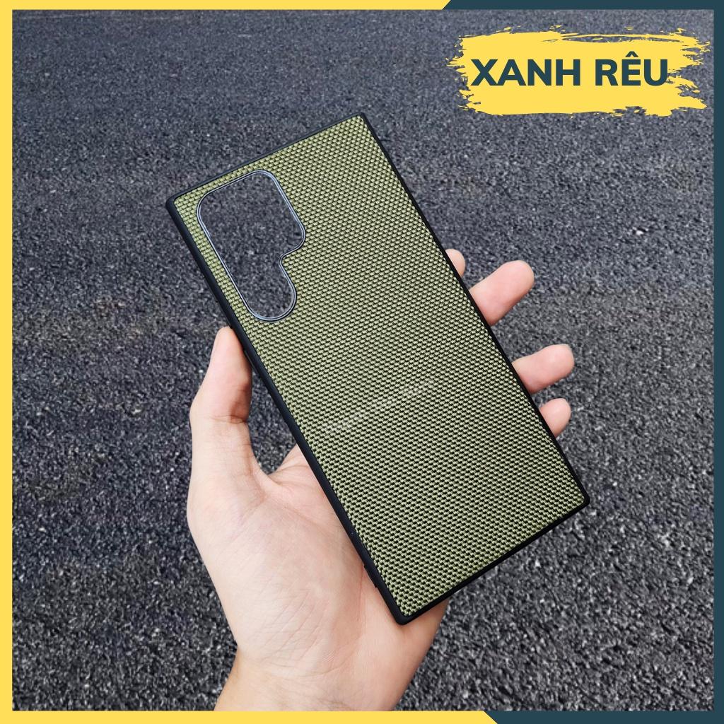 Ốp lưng s22 ultra chống vân tay nhựa dẻo bảo vệ camera vải nylon nhiều màu phụ kiện điện huỳnh tân store