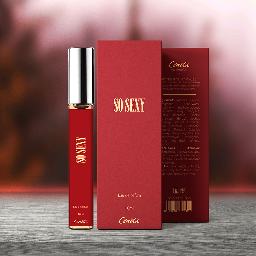 Nước hoa mini dạng lăn Cenota So Sexy 10ml Chính Hãng Cá Tính Đầy Mê Hoặc