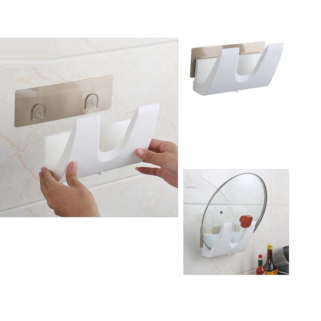Kitchen Pan Pot Lid Cover Rack Holder Wall Storage