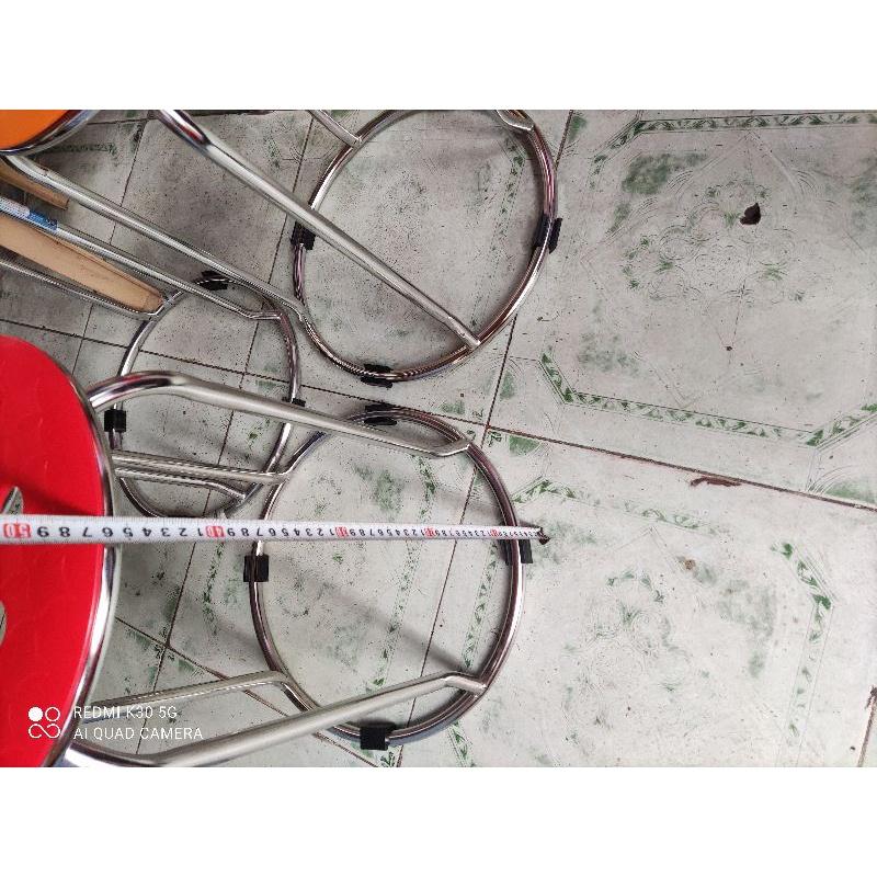 Ghế đôn inox mặt nhựa cao cấp