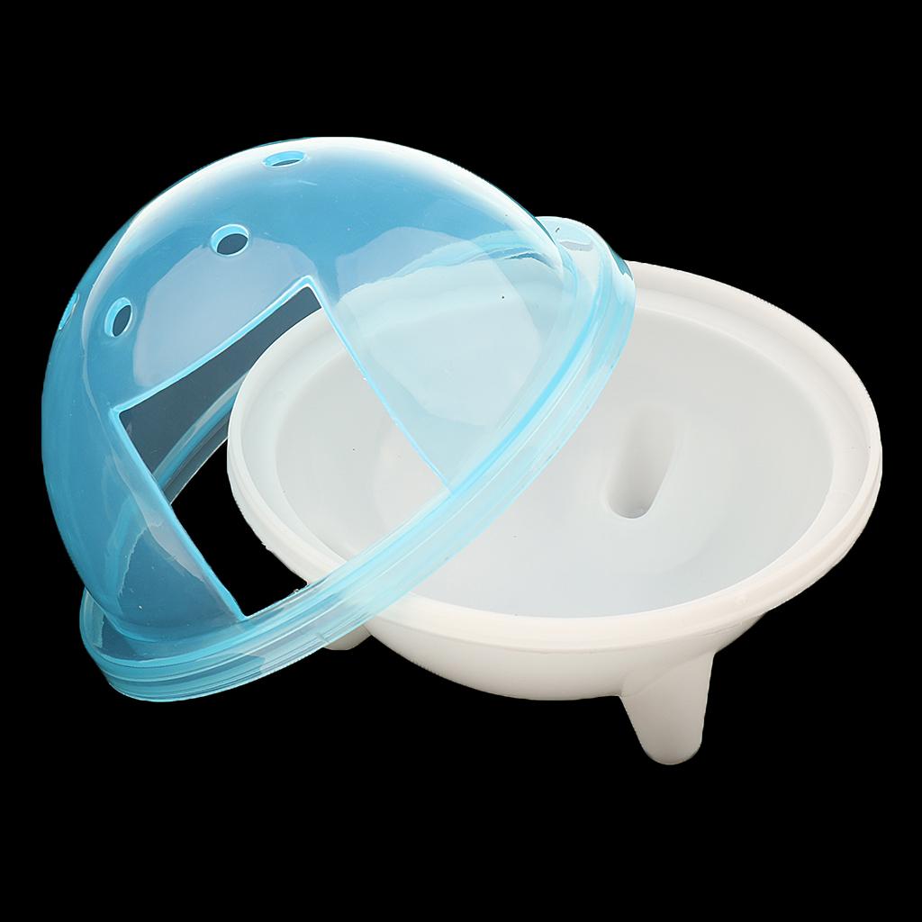 2Pcs Pet Hamster Exercise Ball Running Ball with Iron Stand & Pet Bathroom