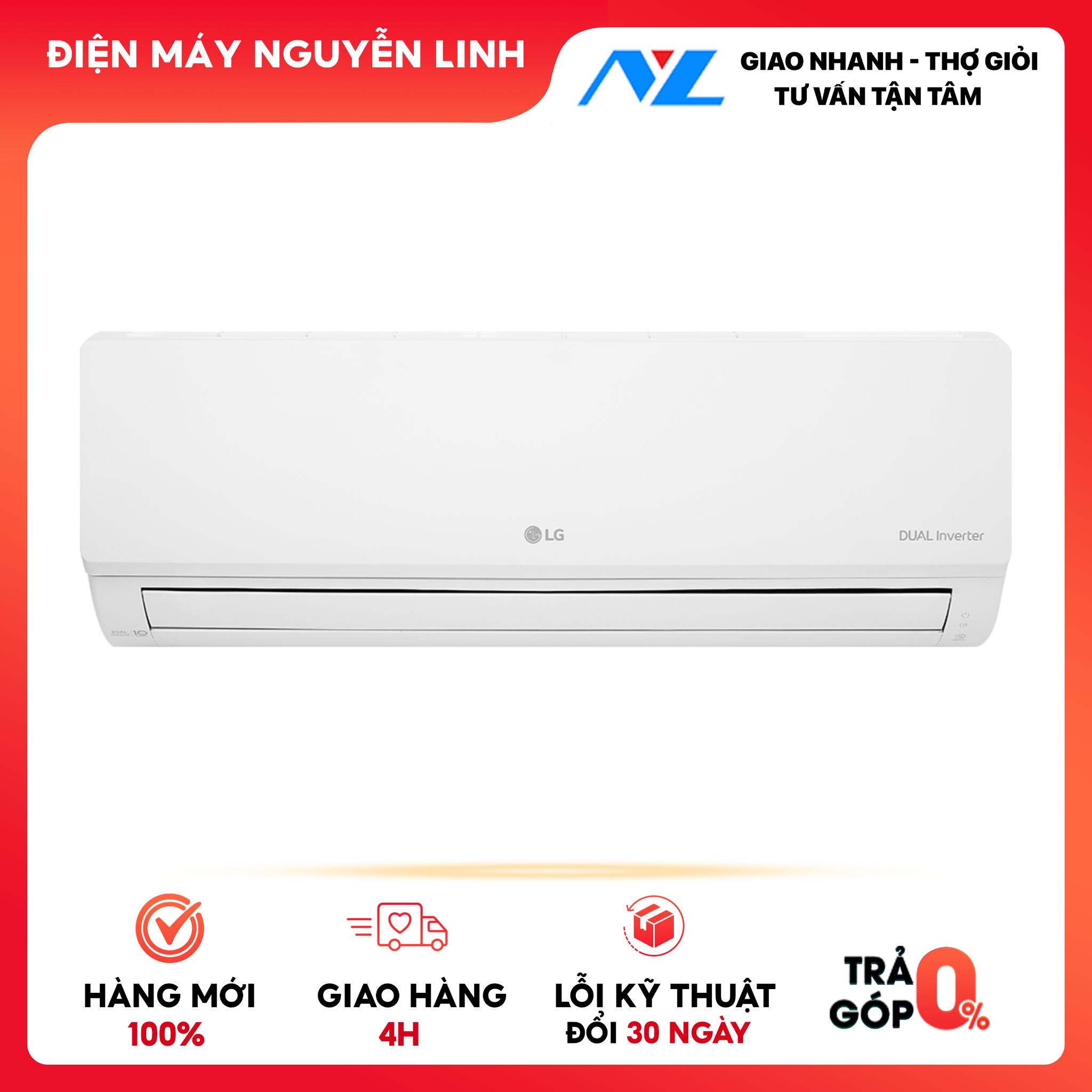 Máy lạnh LG Inverter 1HP V10WIN - Chỉ giao HCM