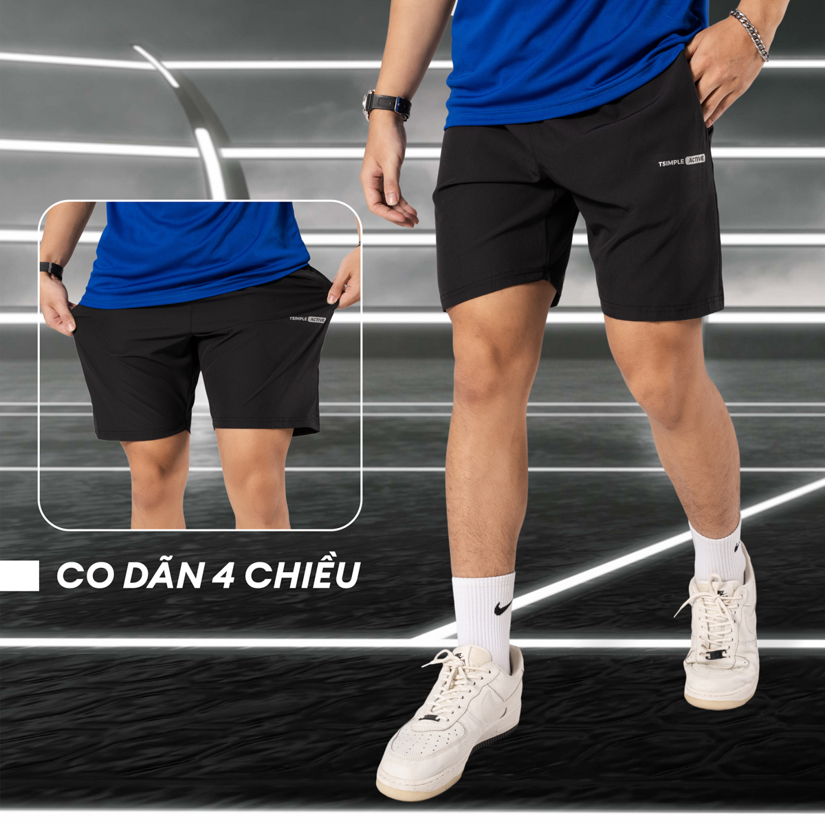 Quần thể thao nam TSIMPLE Q000511