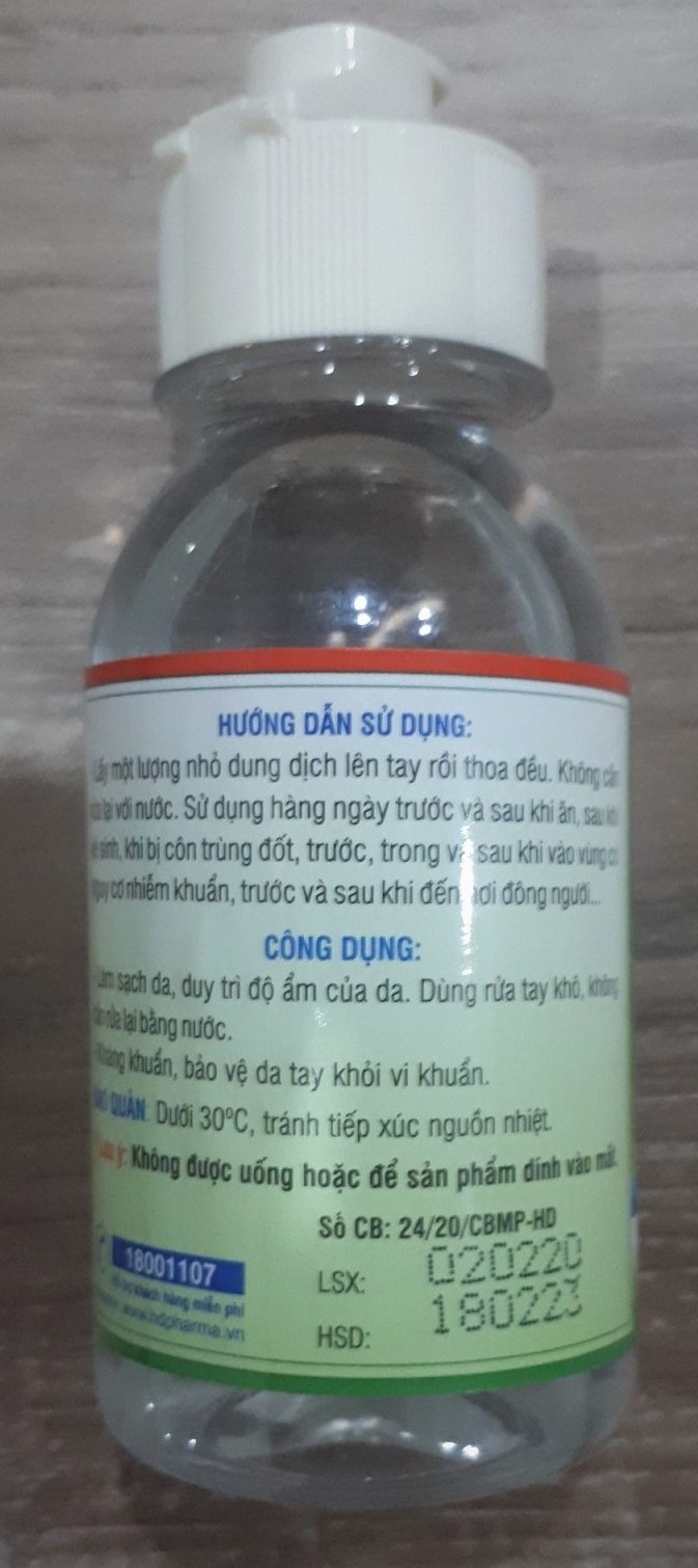 COMBO 2 CHAI 100ML - DUNG DỊCH RỬA TAY KHÔ  DR. HERBAL