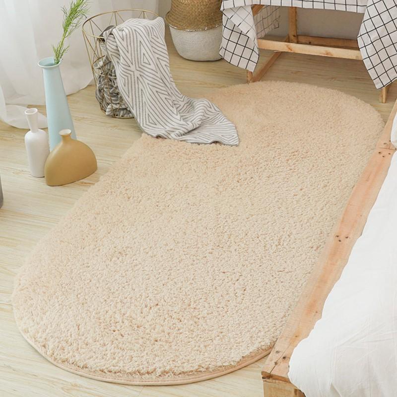 Thảm lót sàn dày dặn chống trượt dễ lau chùi phong cách Bắc Âu