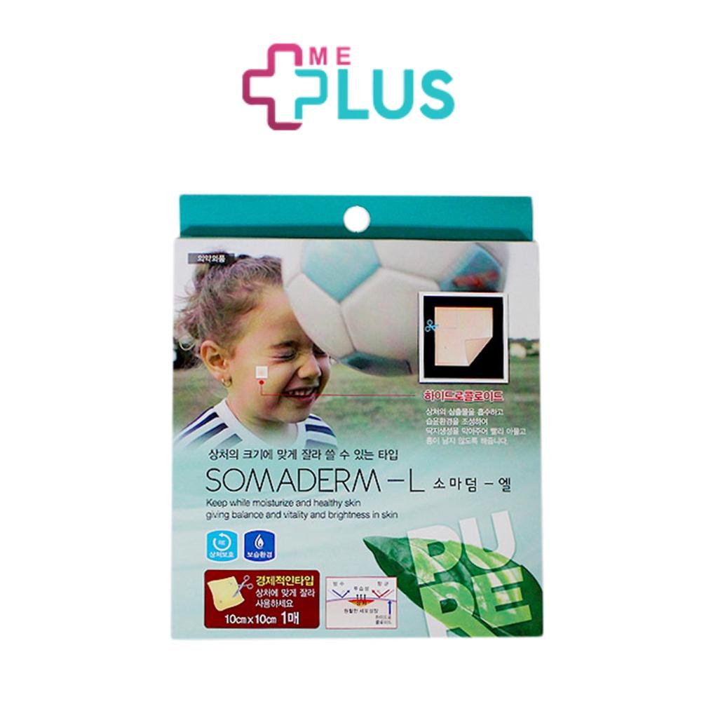 Băng Dán Vết Thương Somaderm-L Hàn Quốc Chứa Hydrocolloid Giúp Duy Trì Độ Ẩm, Không Gây Bết Dính 10cmx10cm (1 miếng)