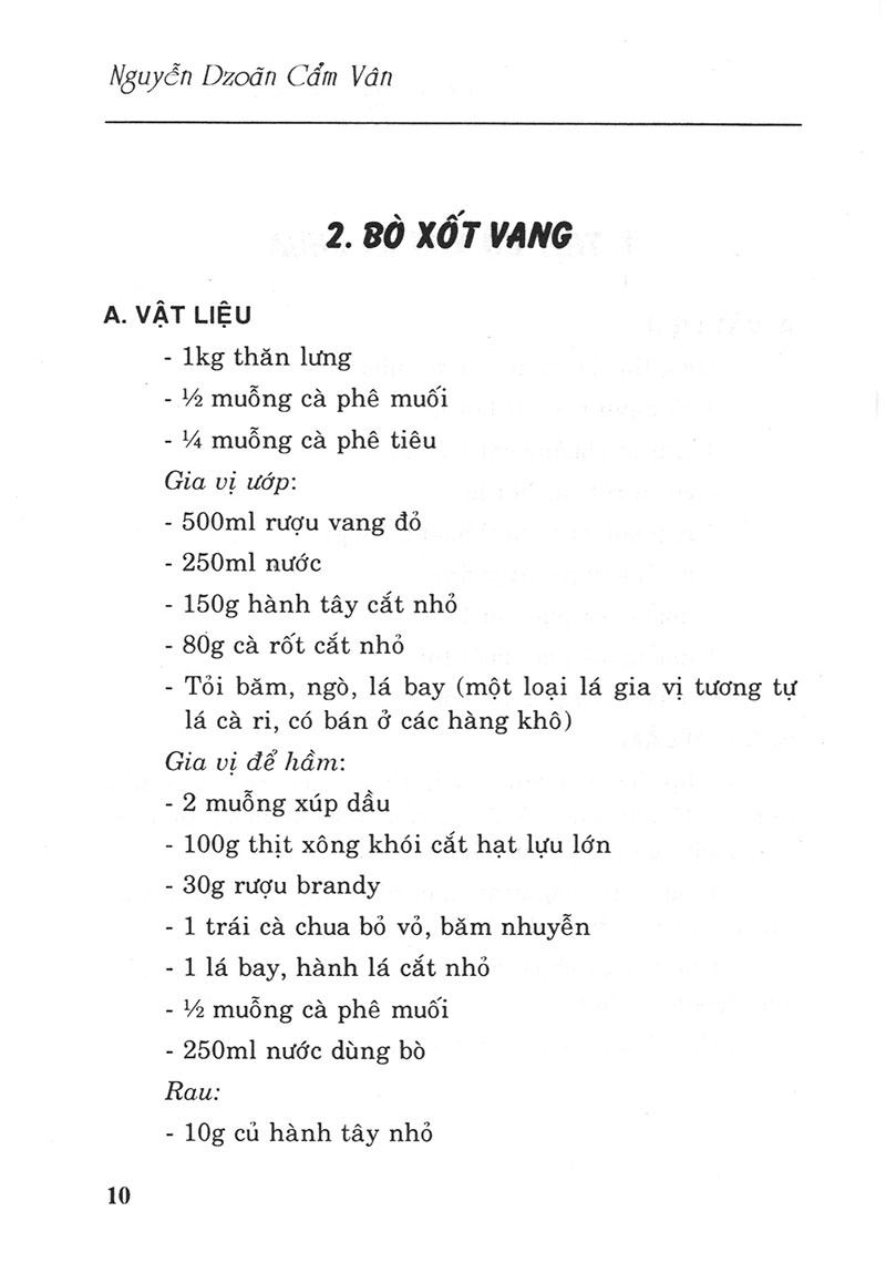 90 Món Ăn Ngon Chế Biến Từ Thịt Bò