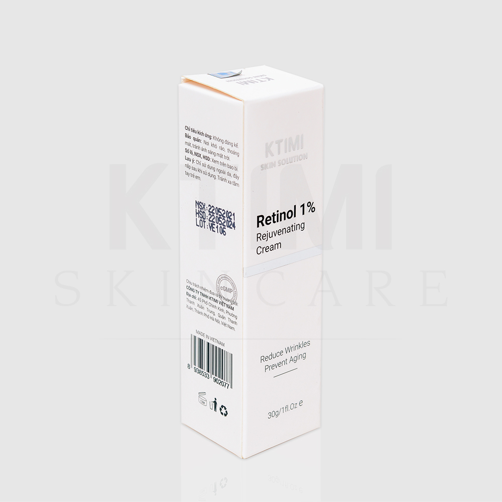 KTIMI RETINOL 1%, Kem Chống Lão Hóa Da, Trẻ Hóa Da, Làm Mờ Nếp Nhăn