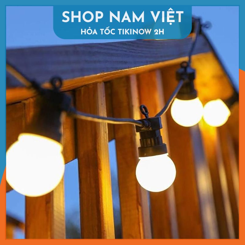 Dây Led Ping Pong G50 Siêu Bền Chịu Mưa Nắng Trang Trí Ngoài Trời - Chính Hãng NAVIVU