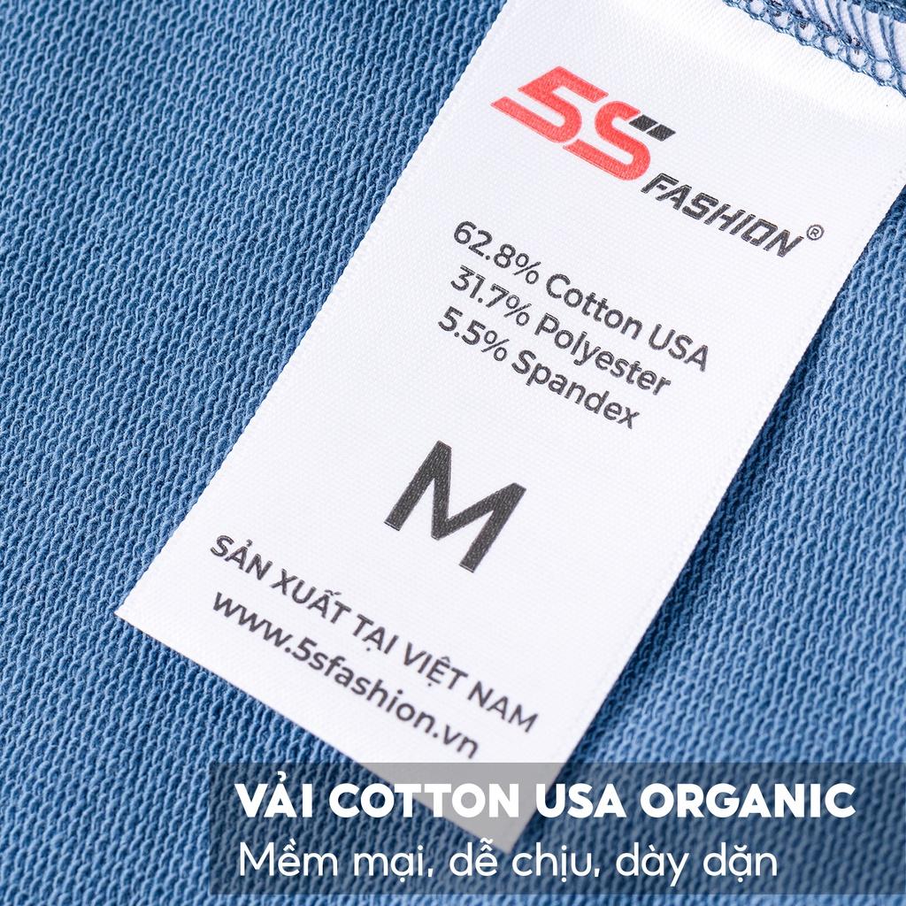 Bộ Quần Áo Nỉ Nam 5S, Chất Cotton USA Dày Dặn,Thiết Kế In Chữ Phối Đa Màu Cao Cấp