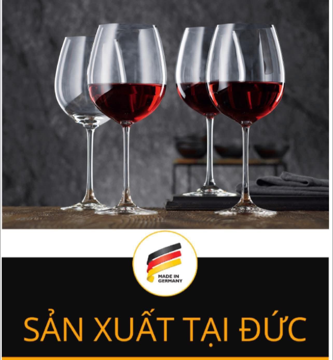 Bộ 4 Ly Rượu Vang Đỏ Nachtmann Vivendi 92035 hàng chính hãng