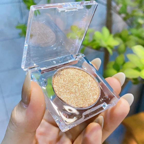 Phấn mắt  màu đơn sắc ánh nhũ  kim tuyến sáng lấp lánh chống nước- Hity Beauty