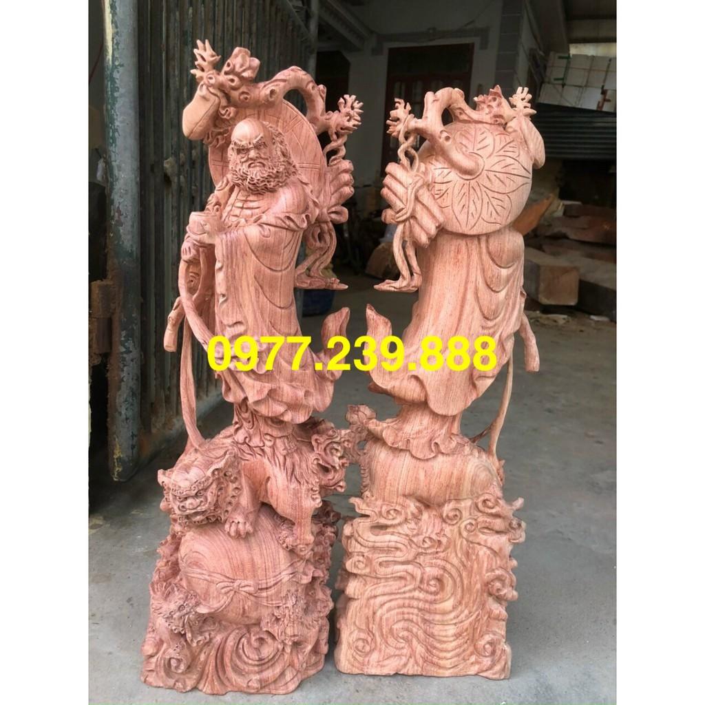 đạt ma tổ sư gỗ hương 80cm