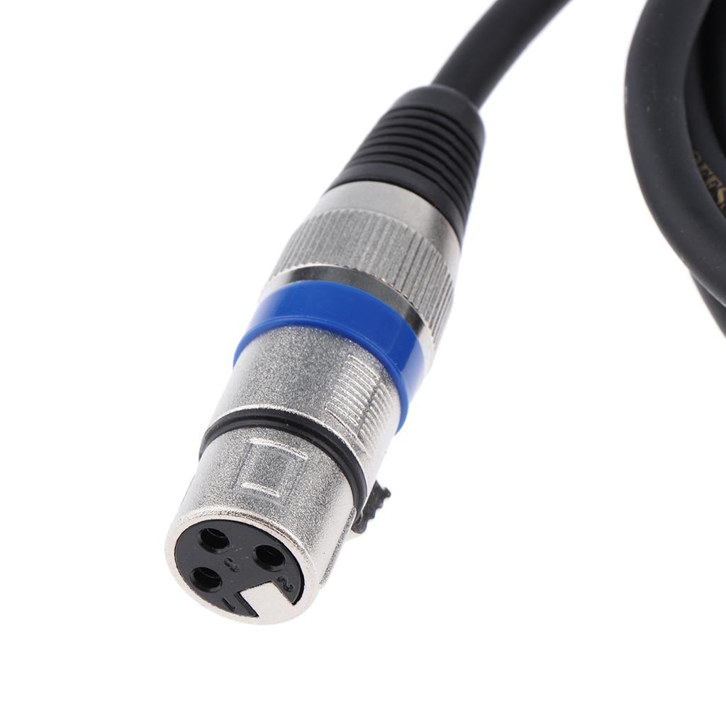 Premium 6.35mm Male to XLR Female Audio Cable for Speaker AMP 150cm