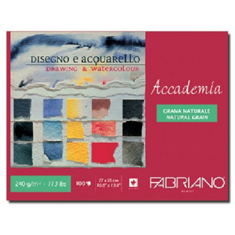 Giấy vẽ màu nước Fabriano Accademia 240g/m2