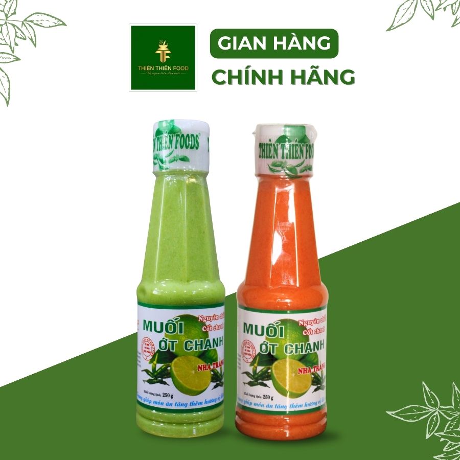 Muối Ớt Chanh Thiên Thiên Food Đặc Sản Nha Trang 250 gr Chấm Hải Sản Ăn Là Ghiền