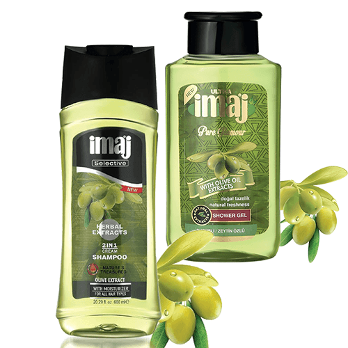 Combo Dầu Gội Thảo Dược 2in1 imaj 600ml và Sữa Tắm Dưỡng Da imaj 500ml - Hàng Chính Hãng