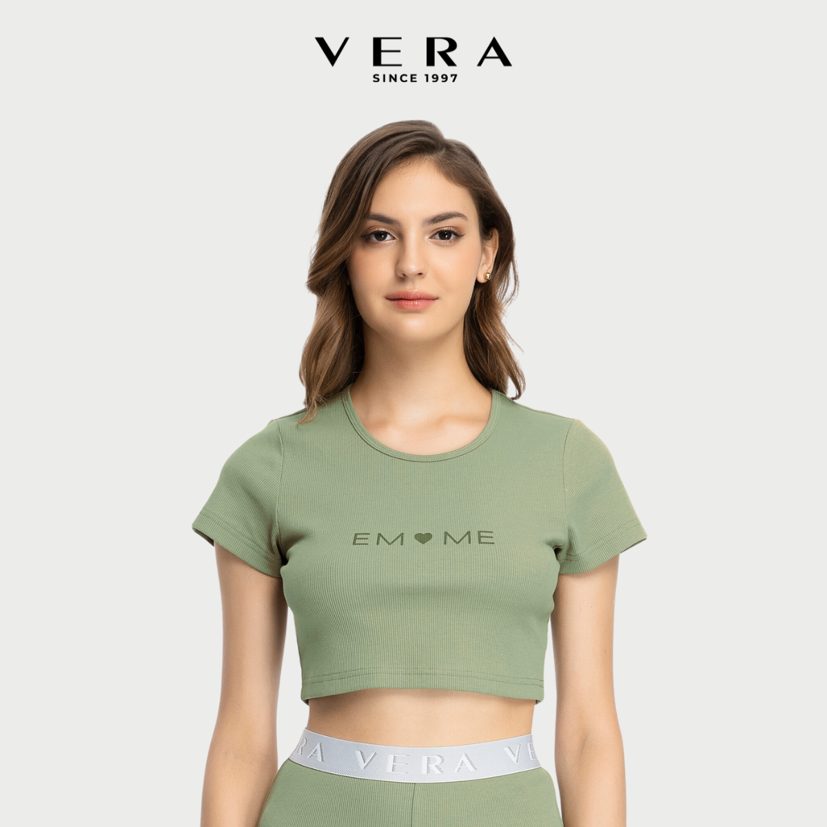 Áo crop top nữ Vera by Chi Pu Cotton - C0016