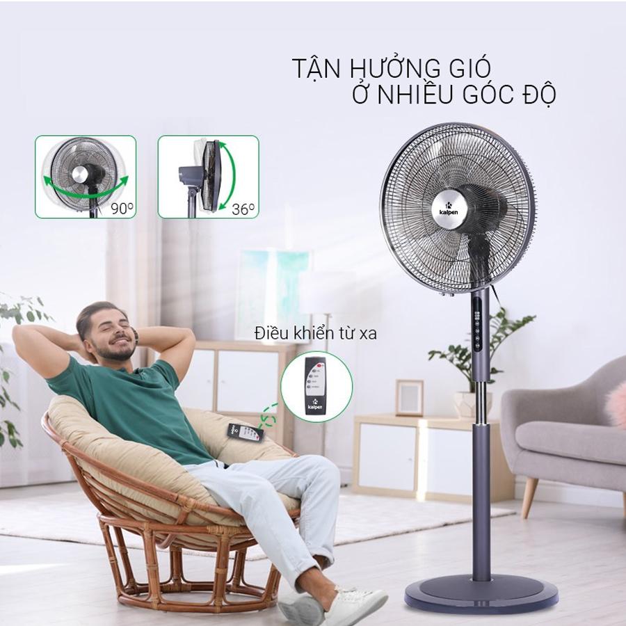 Quạt Cây Cao Cấp Model CFK-666 60W Có Điều Khiển Từ Xa Hàng Chính Hãng KALPEN-GIA DỤNG ĐỨC Bảo Hành 2 Năm