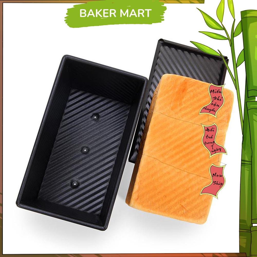 Khuôn bánh mì gối có nắp chống dịch - Dụng cụ làm bánh BAKER MART