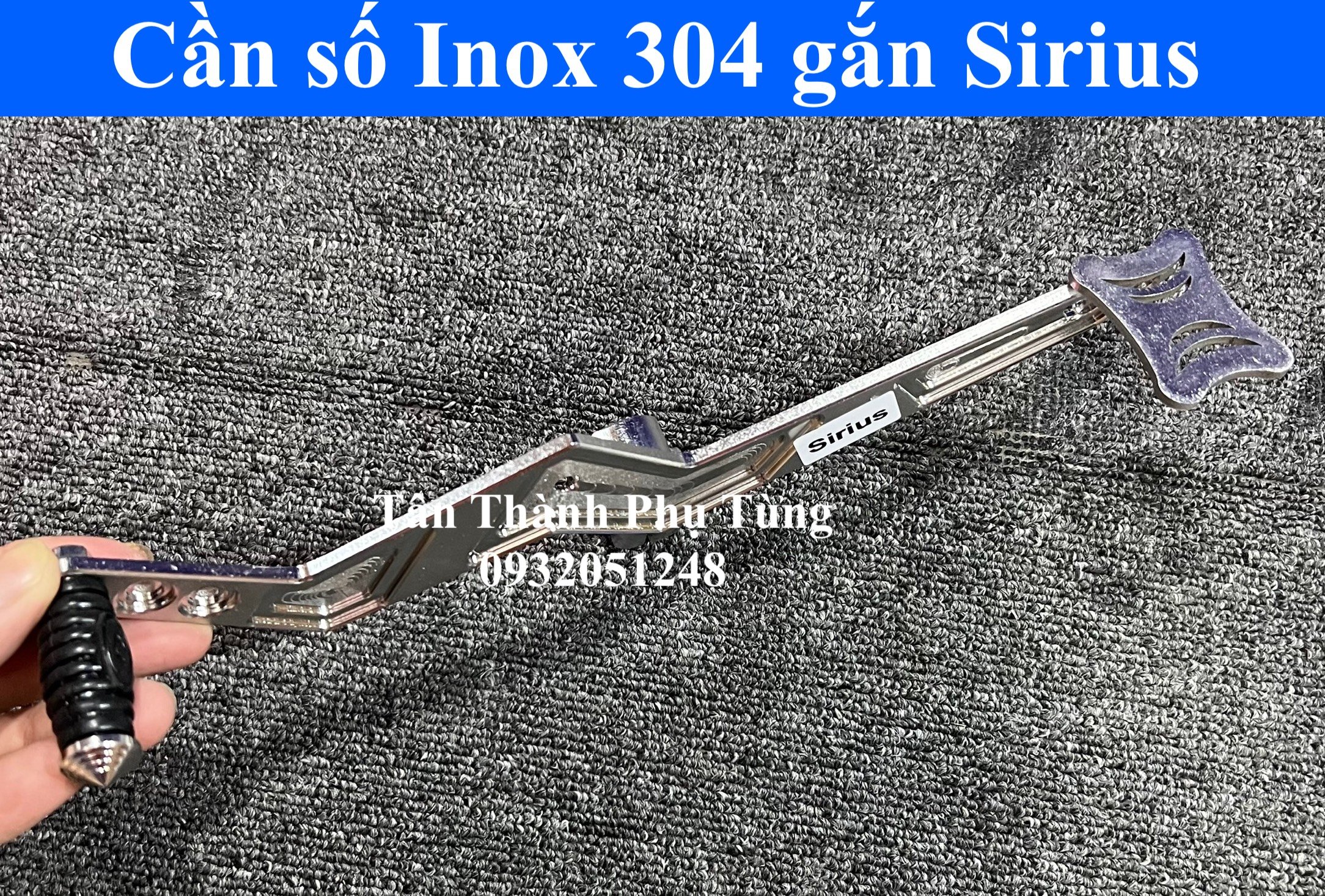 Cần số Inox 304 gắn dành cho Sirius