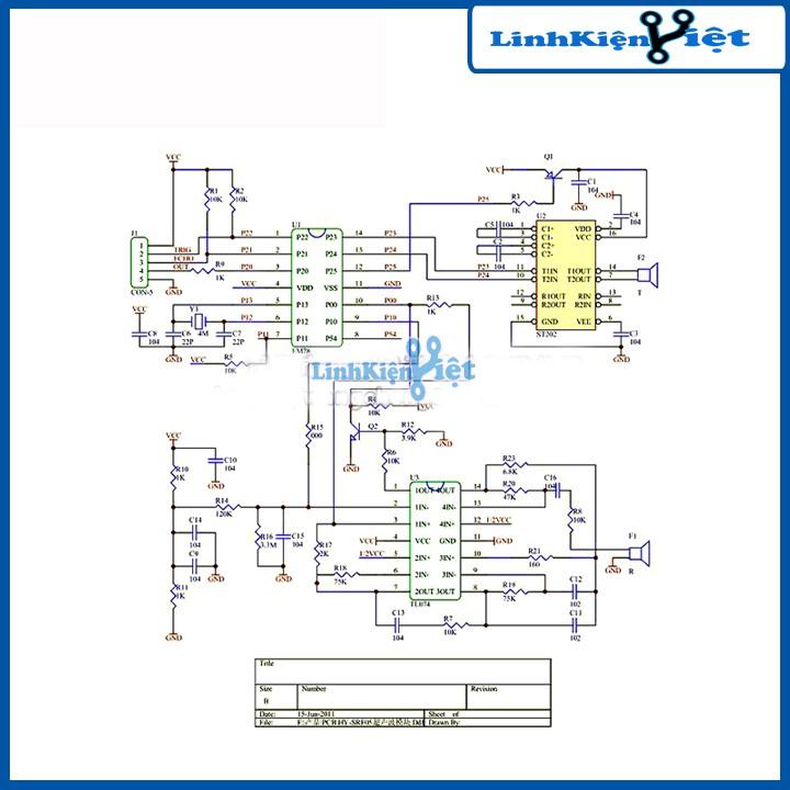 Module Cảm Biến Siêu Âm SRF05