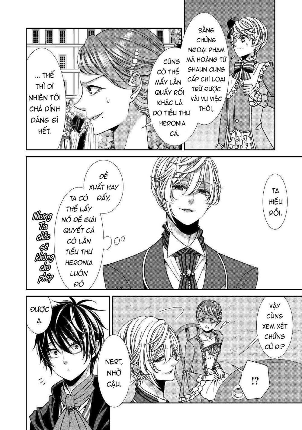 nhật ký theo dõi vị hôn thê tự nhận mình là nữ phụ phản diện 1 chapter 14 8