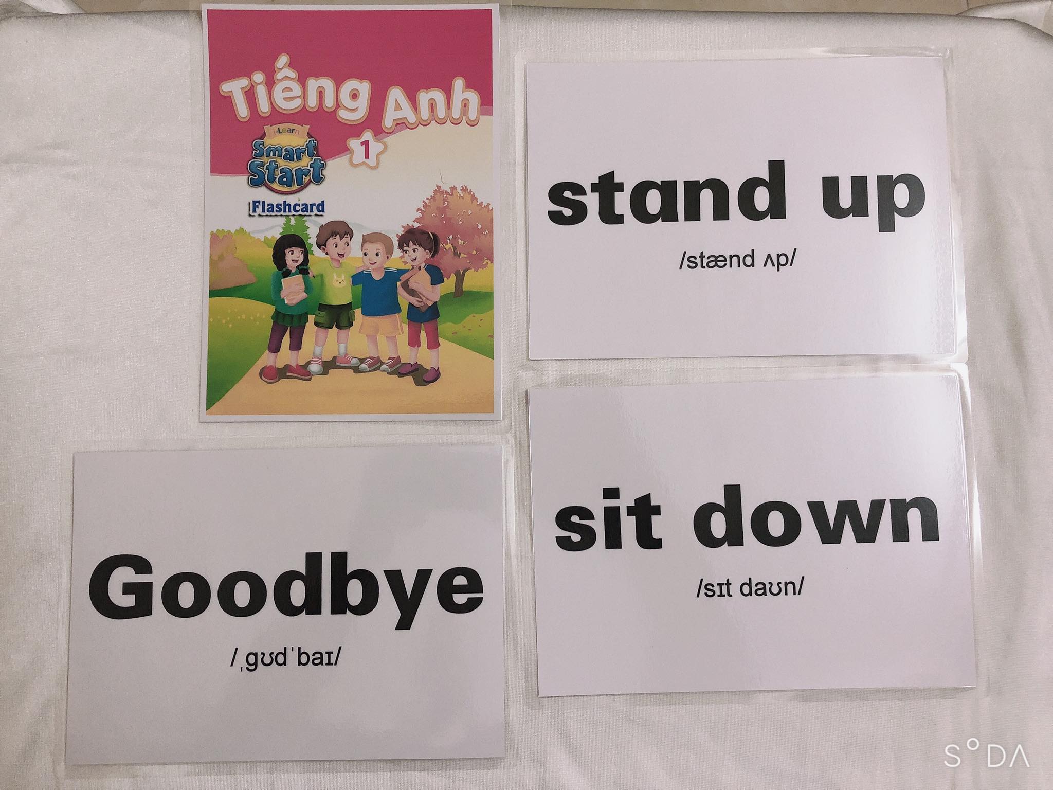 FLASHCARD TIẾNG ANH LỚP 1 Ép Platics Bền Đẹp