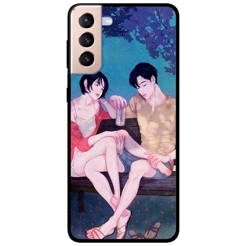 Ốp lưng dành cho Samsung Galaxy S22 - S22 Plus - S22 Ultra - mẫu Cặp Đôi Chill