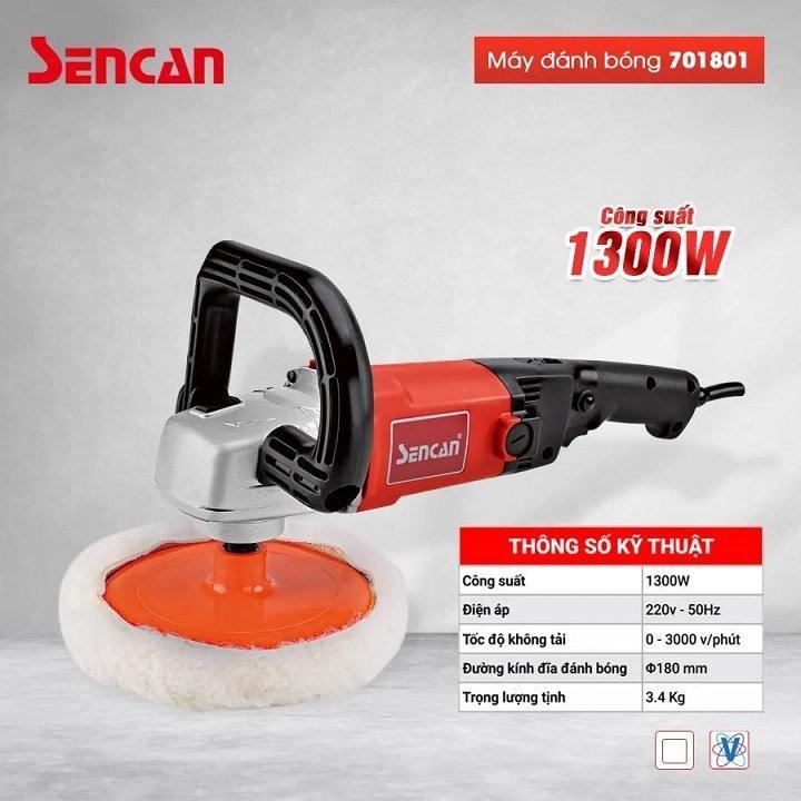 MÁY ĐÁNH BÓNG 1300W 701801 SENCAN - HÀNG CHÍNH HÃNG