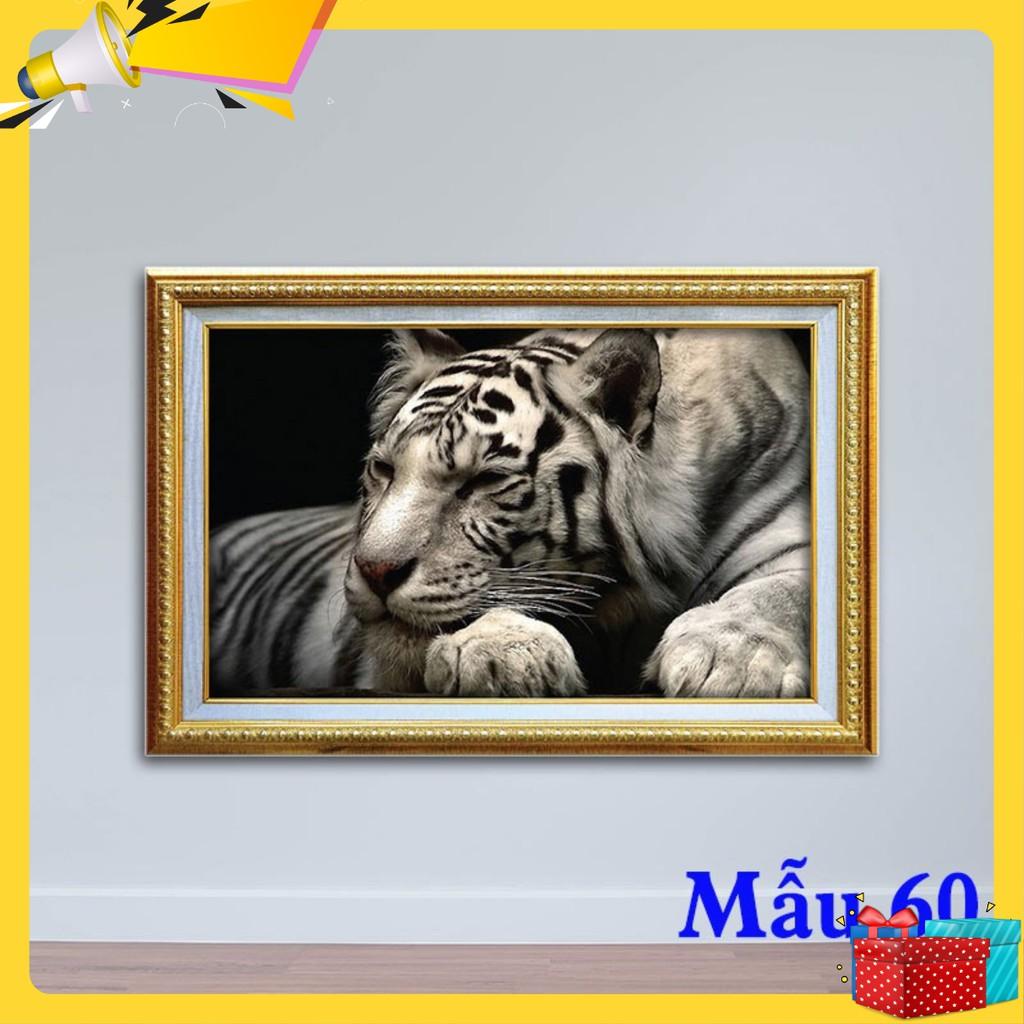 Tranh con hổ - tranh đồng quê - tranh con công đủ loại