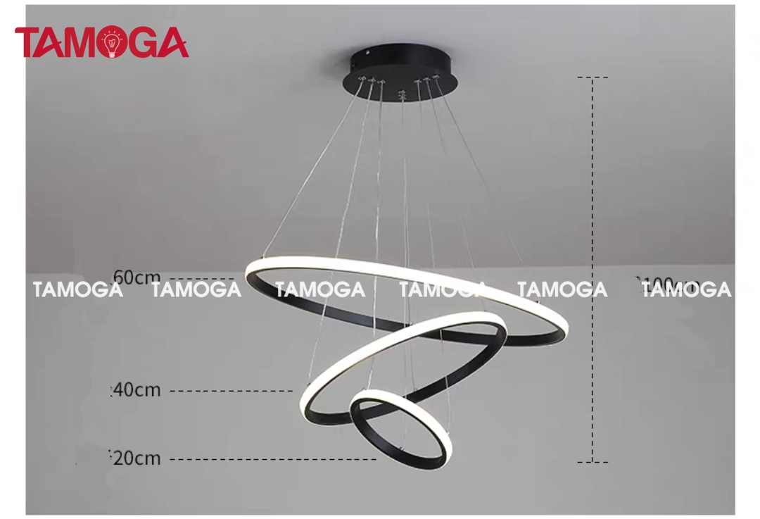 Đèn ốp trần hiện đại TAMOGA ALVAS 8519 + Tặng kèm khiển