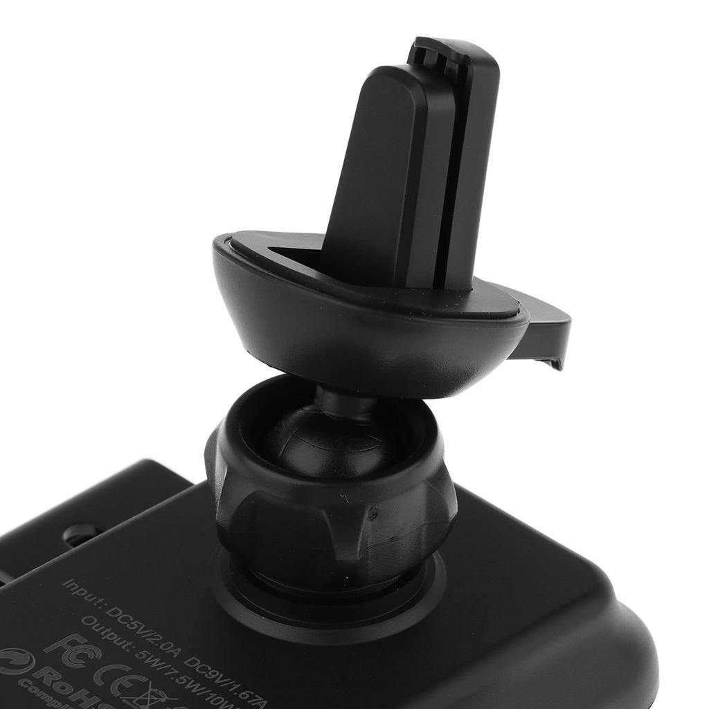 360° Automatic Clamping Wireless Car Charger Mount Holder for Mobile Phone