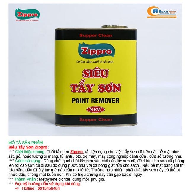 Siêu tẩy sơn vip zippro loại 5L, tẩy sơn siêu nhanh trên kim loại, gỗ, đá nem.. giá rẻ