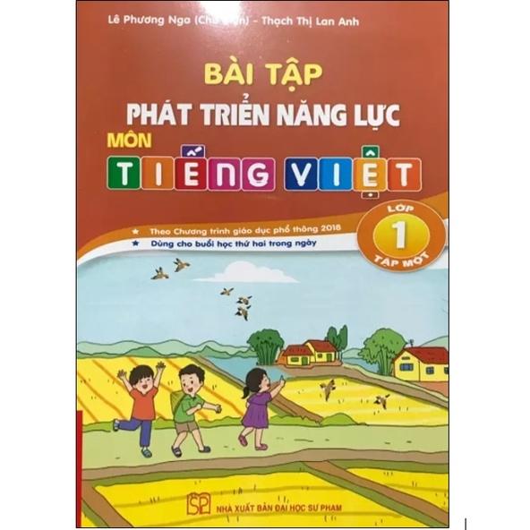 Sách - Combo Bài tập phát triển năng lực môn Tiếng Việt Lớp 1