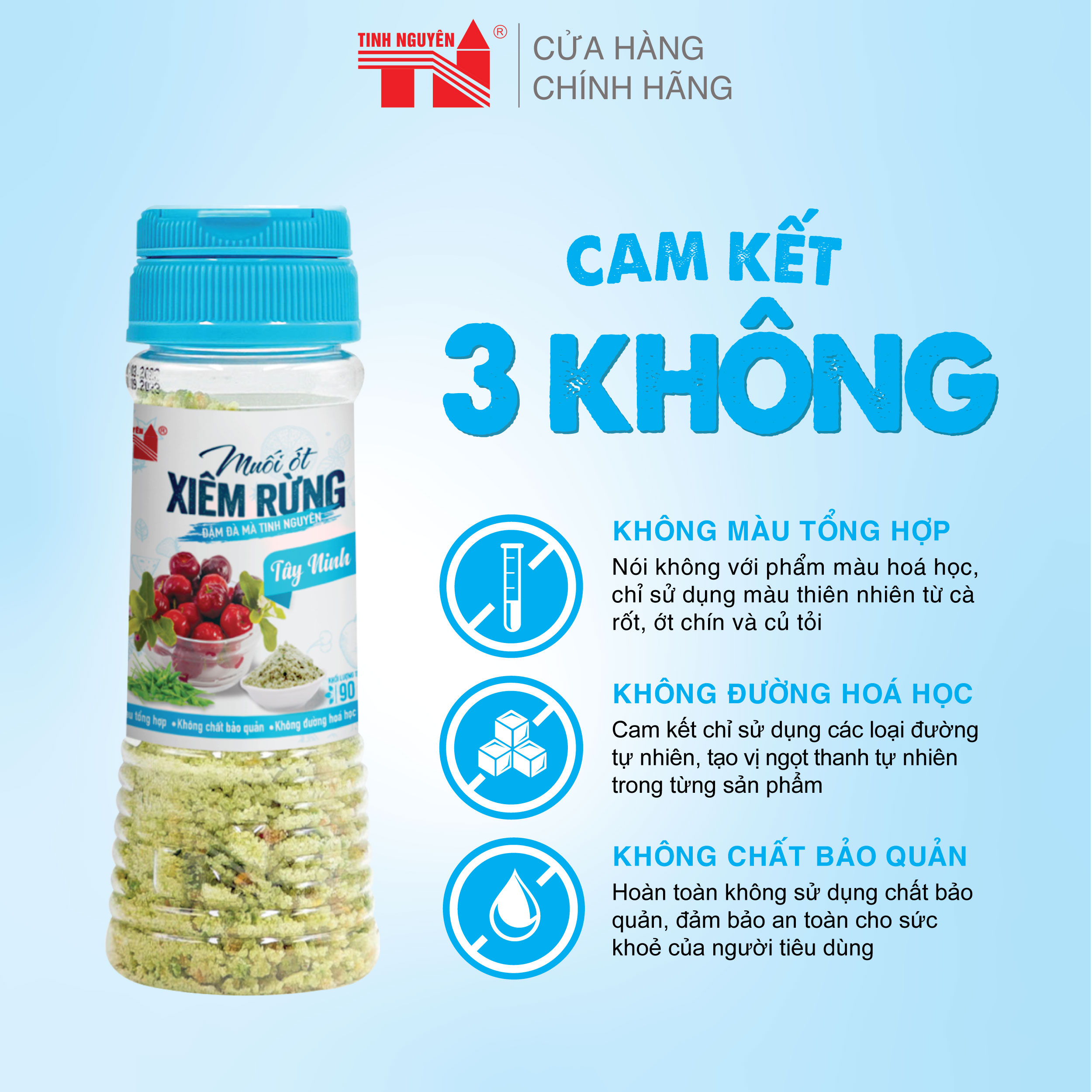 Combo: Xốt Muối Ớt Chanh (200g) + Muối Ớt Xiêm Rừng (90g) + Xốt Muối Ớt Chanh Vị Wasabi (200g)