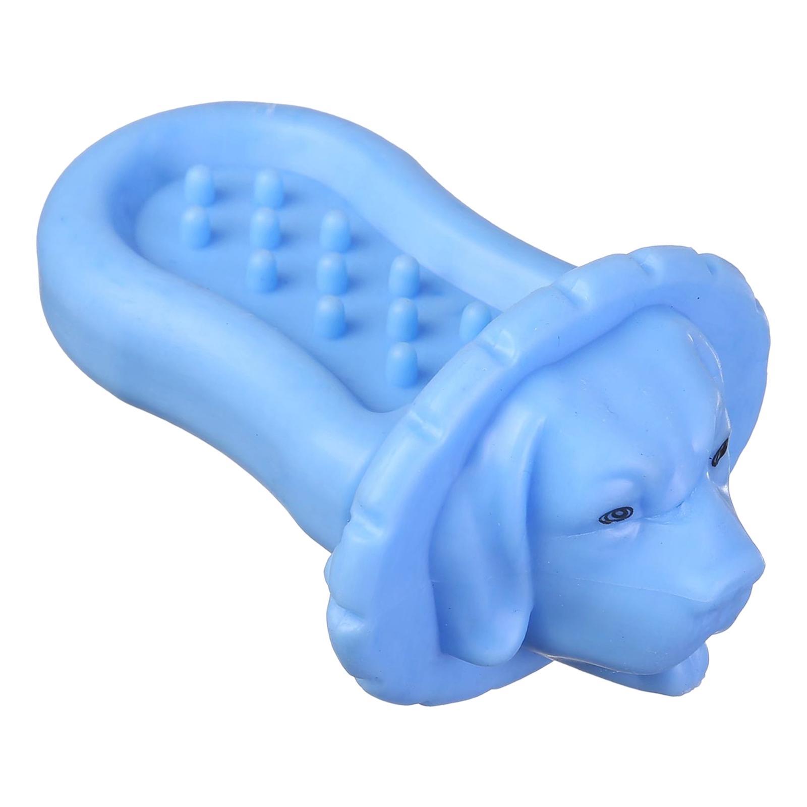 Dog Slow Feeder Bowl Toy Mat Small Large Breed Blue