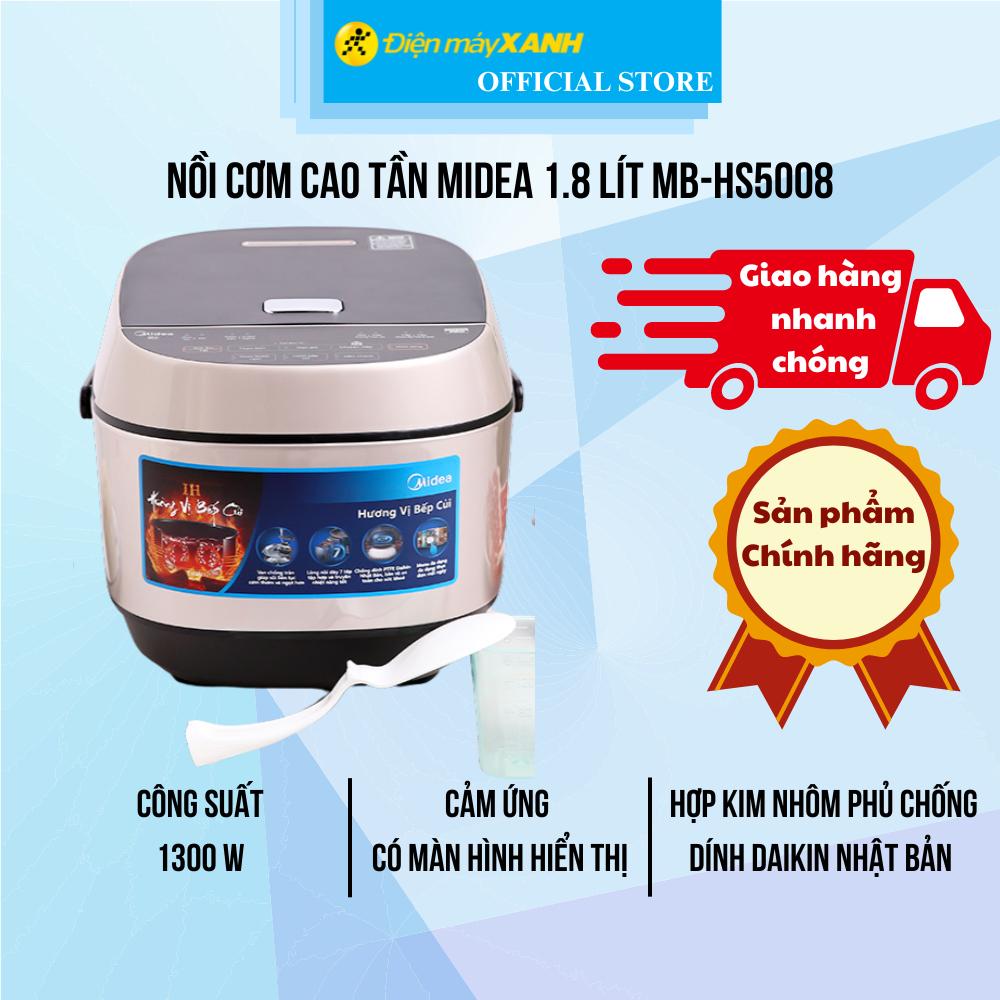 Nồi cơm cao tần Midea 1.8 lít MB-HS5008 - Hàng Chính Hãng