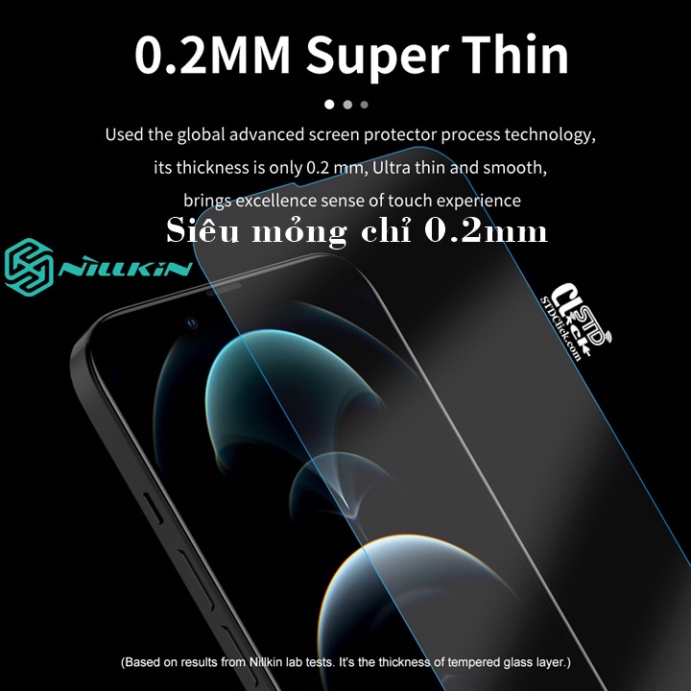 KÍNH CƯỜNG LỰC DÀNH CHO ĐIỆN THOẠI IPHONE 14 PLUS - 14 NILLKIN H+PRO 0.2mm 2.5D