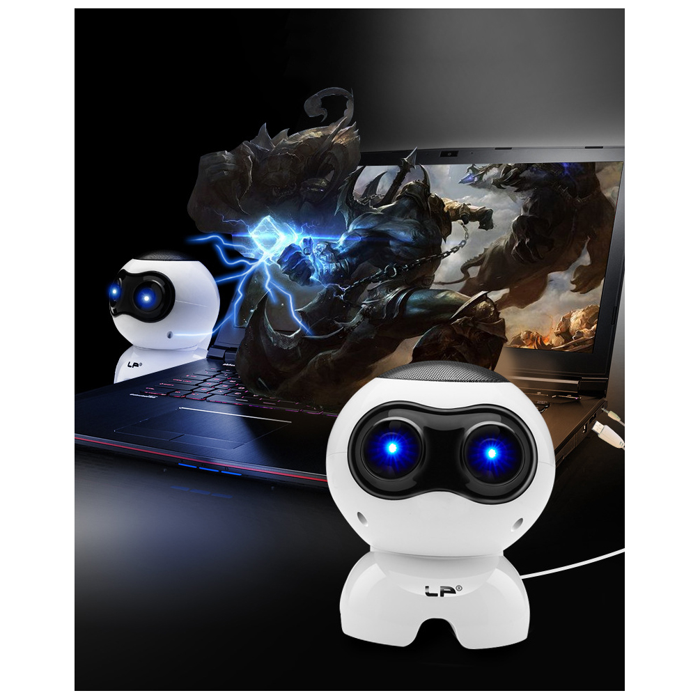 Loa vi tính laptop để bàn loa nghe nhạc mini S100 hình Robot âm thanh siêu trầm sống động hàng nhập khẩu