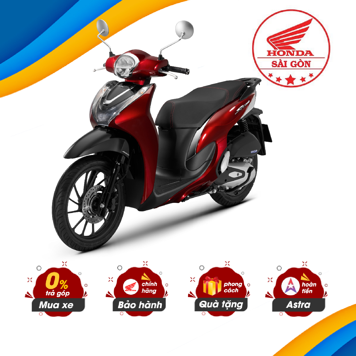 Xe Máy Honda SH Mode 125cc 2023 - Phiên Bản Cao Cấp - Phanh ABS