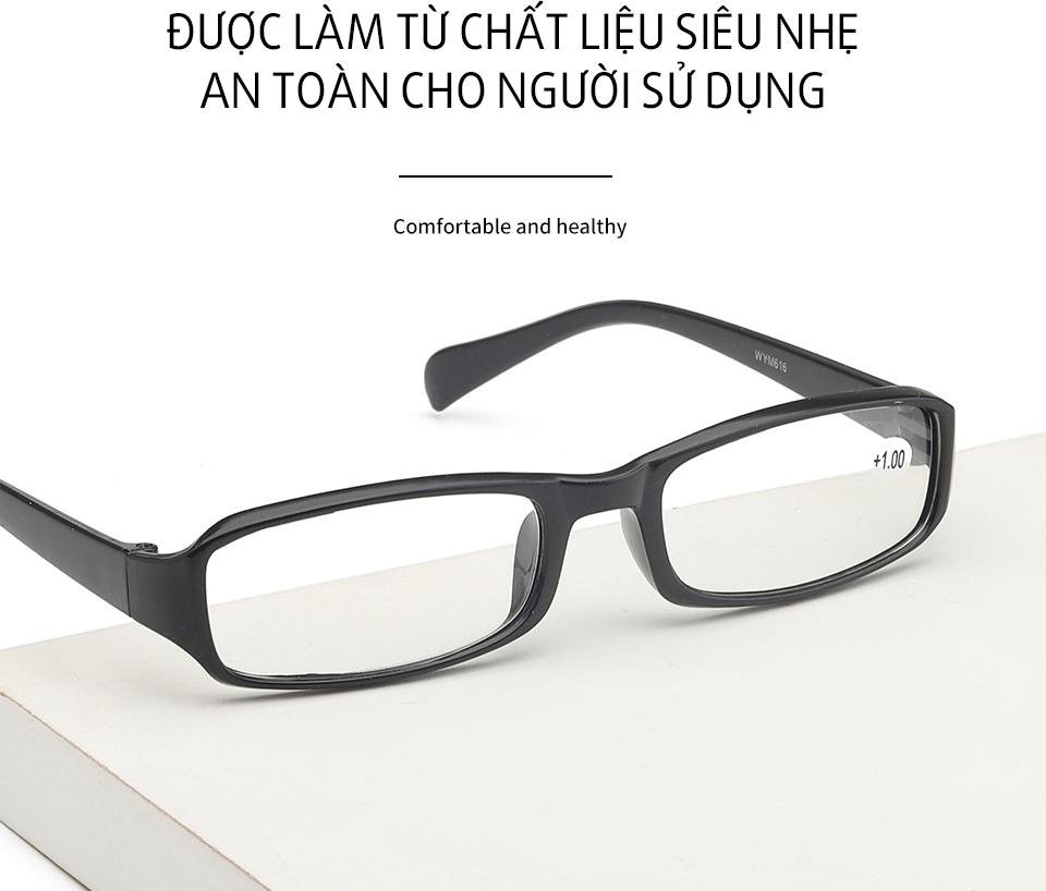Kính viễn thị lão thị nam nữ gọng cao cấp