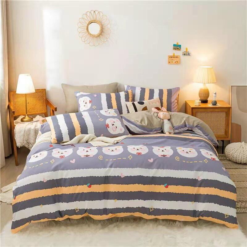 Bộ chăn ga gối Cotton Poly M2T Bedding nhập khẩu Hàn Quốc - Xả kho mẫu đẹp 2021